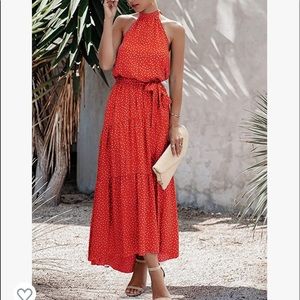 Halter maxi dress sundress